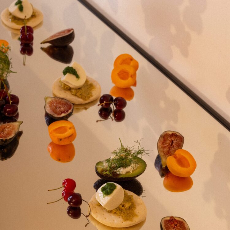 Elegant dessert display